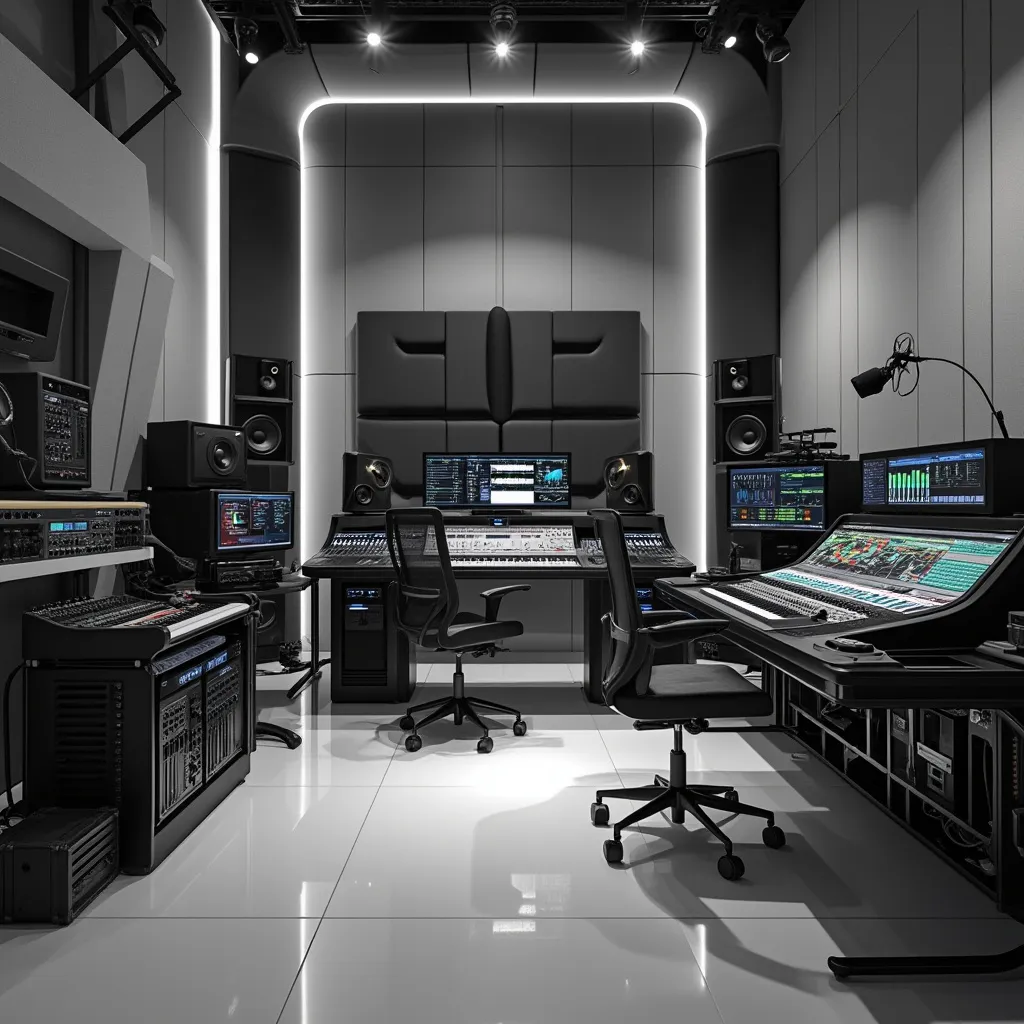 Studio d'enregistrement pour nos programmes en ligne