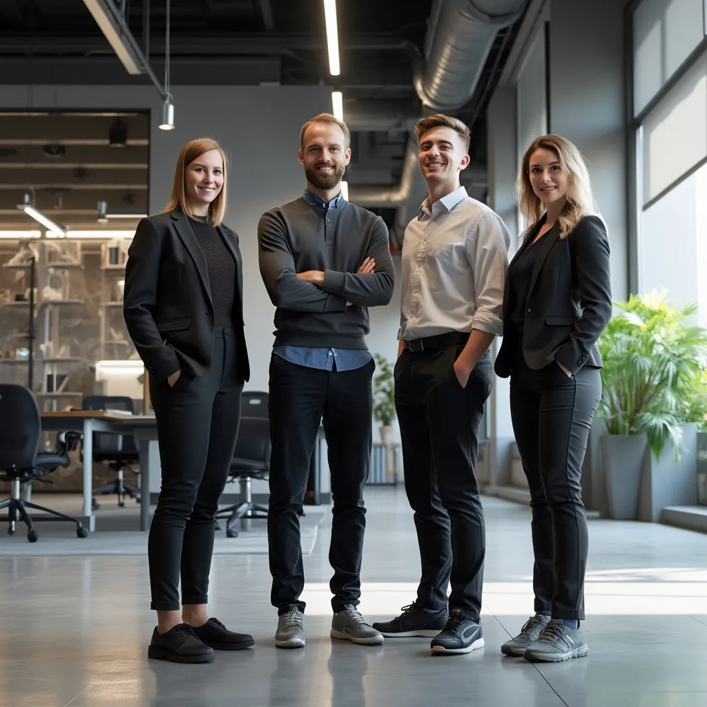 L'équipe TransformVie réunie dans un espace moderne